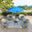Parasol de marché Henry Street-1421705983