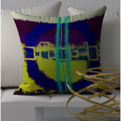 Abstract Throw Pillow