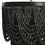 2-Tier Draped Wood Bead Chandelier-384460888