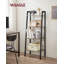137.5cm H x 56cm W Metal Ladder Bookcase