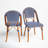 Popplewell Premium All-Weather Wicker Outdoor Dining Side Chair-534972217