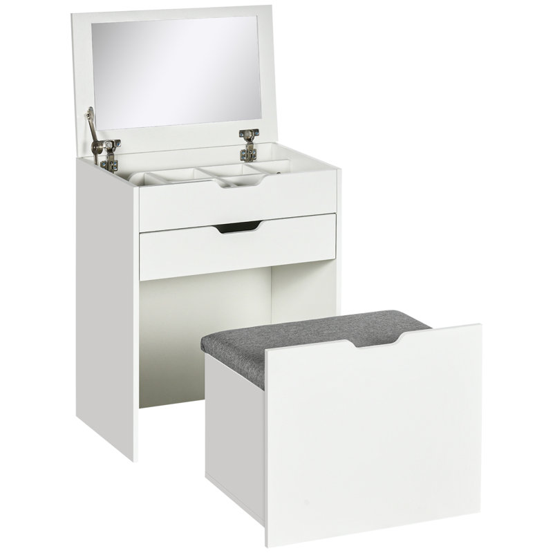 Vasta Dressing Table with Mirror