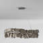 Delfina 6 - Light Unique Geometric Chandelier-282501983