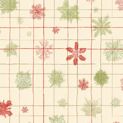 Peler et coller le papier peint autocollant de fête des Fêtes en tissu écossais rouge et vert de décoration murale pour les armoires de cuisine de chambre à coucher 17,7 po x 118 po