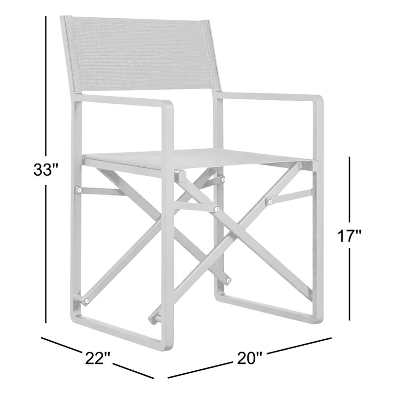 Sunset Director Chair, Black