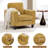 Mid-Century Accent Chairs Featuring Wide Backrest-311153059