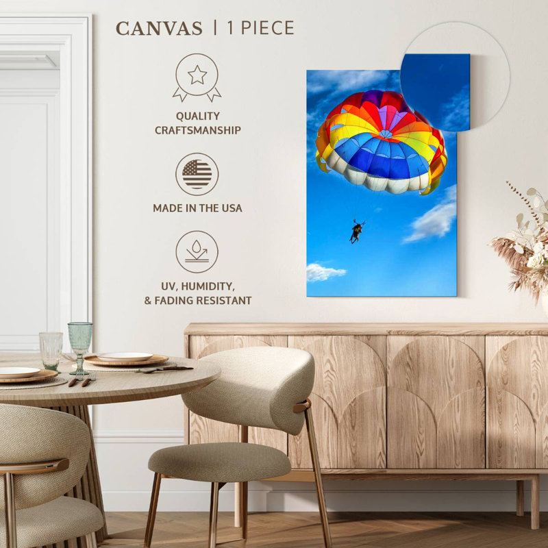 Summer Parasailing, 24" H x 16" W