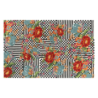 Courtly Flower Market 3' X 5' Rug