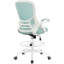 Chaise de bureau ergonomique en filet avec hauteur réglable et repose-pieds pour le bureau personnel-2073440043-2078361765