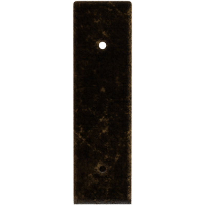 Support de tablette en acier, H 7 po x l 2 po x P 12 po, Antiqued Brass