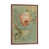 Toile avec cadre en bois brun classique
