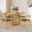 Caleia 42'' Round Dining Table Set-1331084159-1331084153