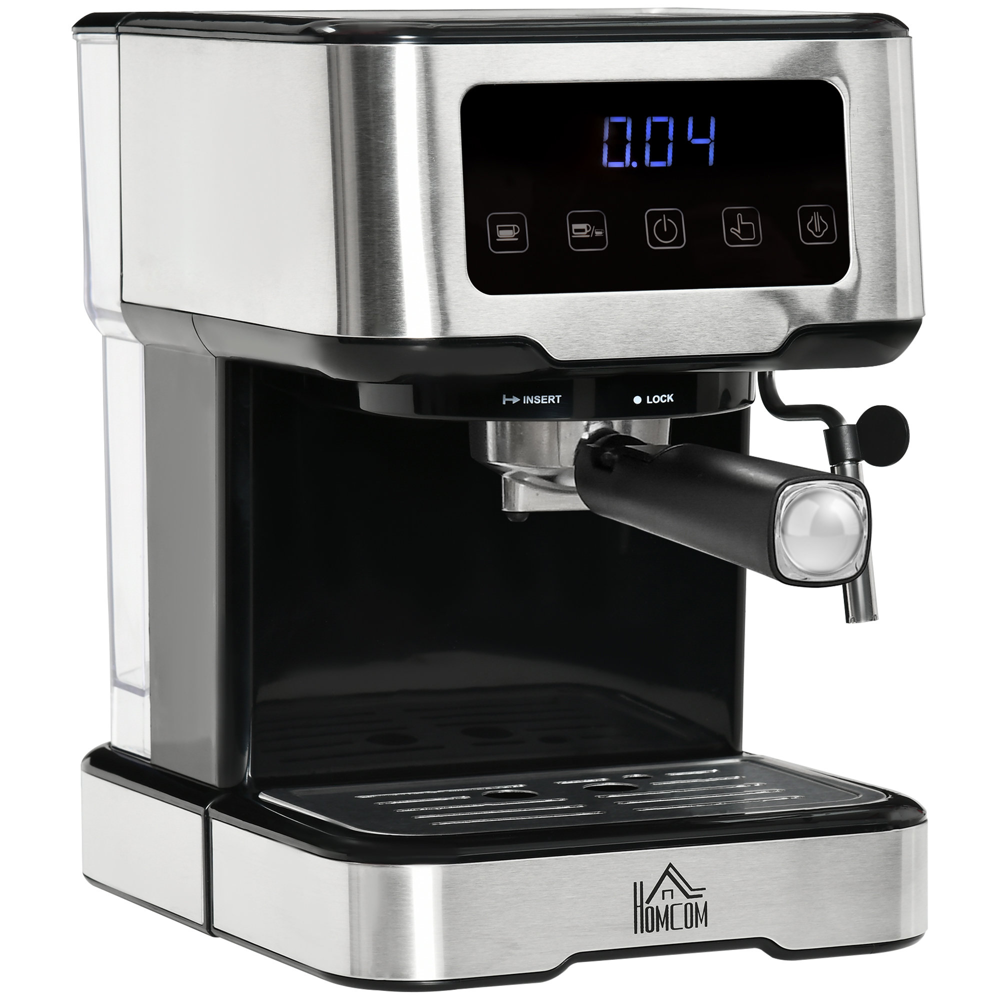 Imusa 4 Cup Capacity Electric Espresso/Cappuccino Maker 800 Watts - Black