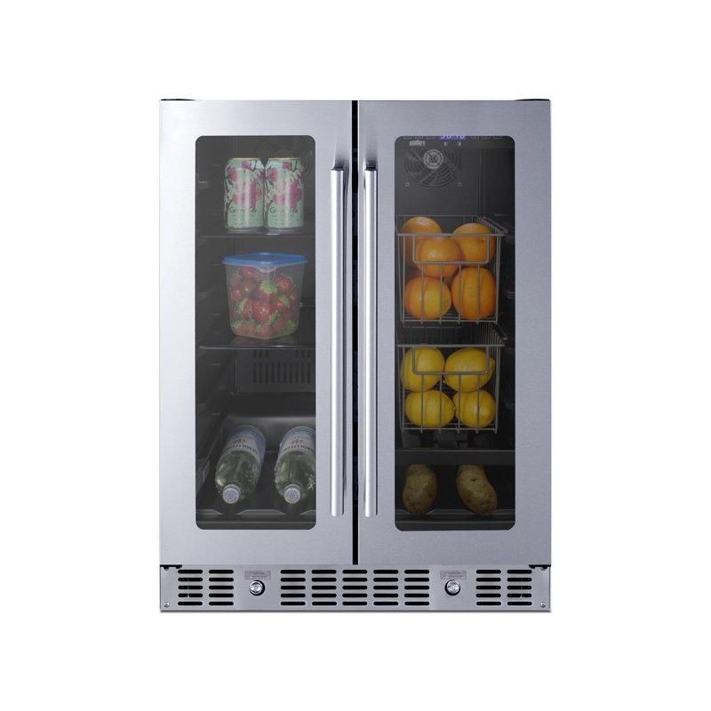 Summit Appliance 4.6 Cubic Feet Mini Fridge, Stainless Steel