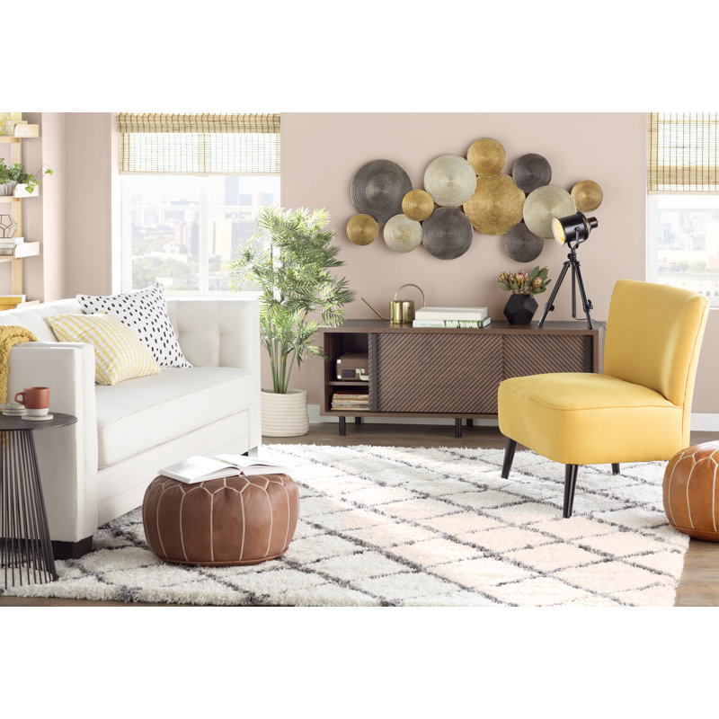  Housse de coussin d'extérieur carré et insert, Orange