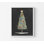 Arbre de Noël, impression sur fond noir, bleu, moderne, art mural, affiche de fête joyeuse, famille, parents, idée de cadeau de vacances