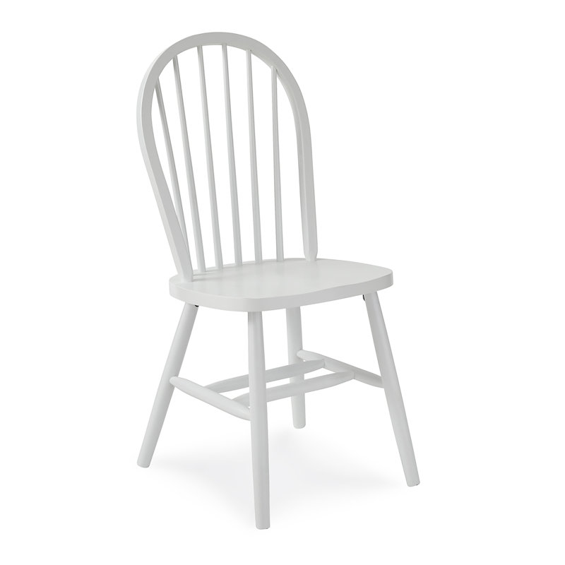 Genissa Solid Wood Side Chair, White