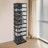 9-Tier Foldable Rectangular Freestanding Shoe Cabinet With Wheels-2002431845