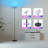 69.3'' LED Floor Lamp with Smart Control, Dimmable Lighting for Living Room