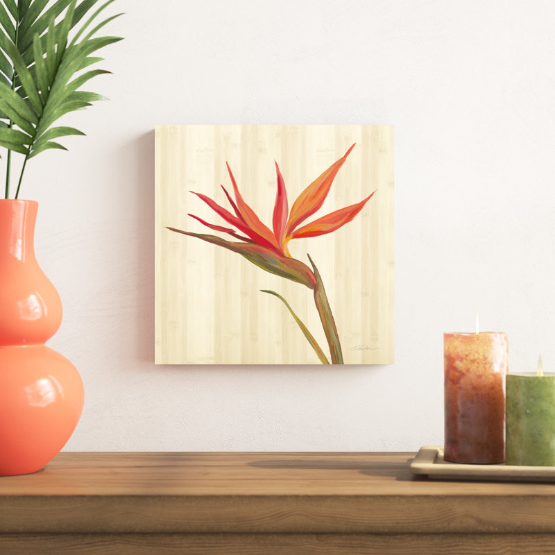 " Tropical Garden IV " by Silvia Vassileva Painting Print, 12" H x 12" W