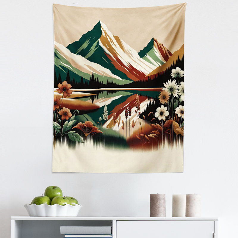 Tapisserie en microfibre, H 104 po x l 88 po