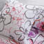 Ensemble de literie à motif floral Cheerful, microfibre de polyester, style moderne pour la chambre à coucher