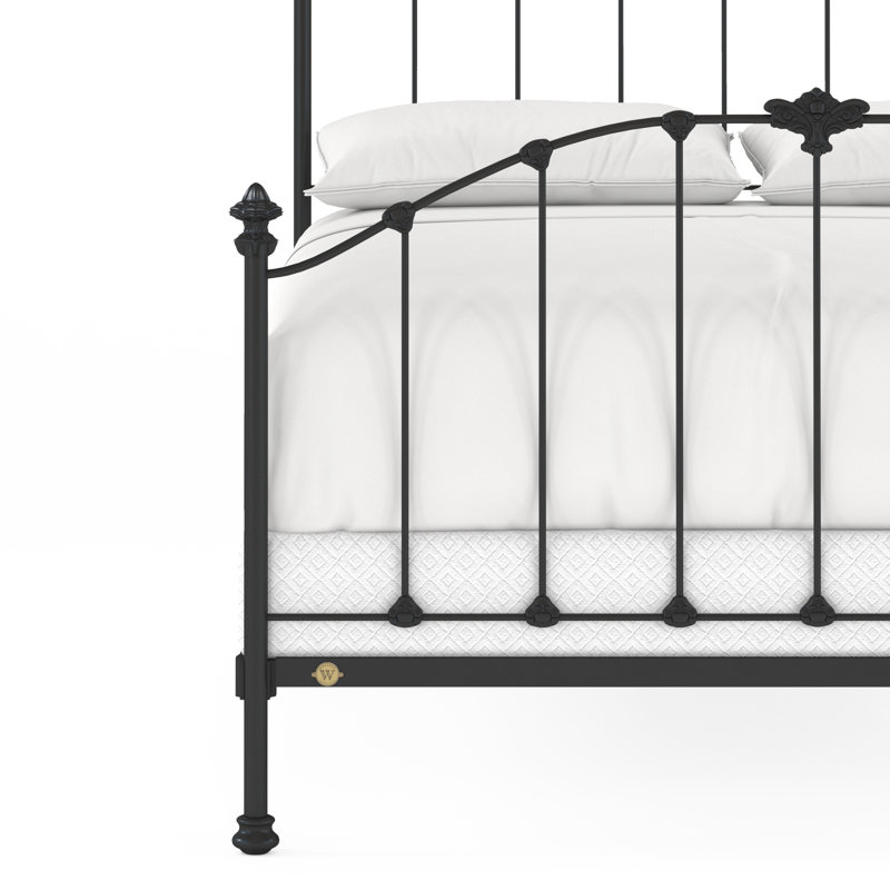 171 Country French Bed | Complete Standard, Queen, Gunmetal