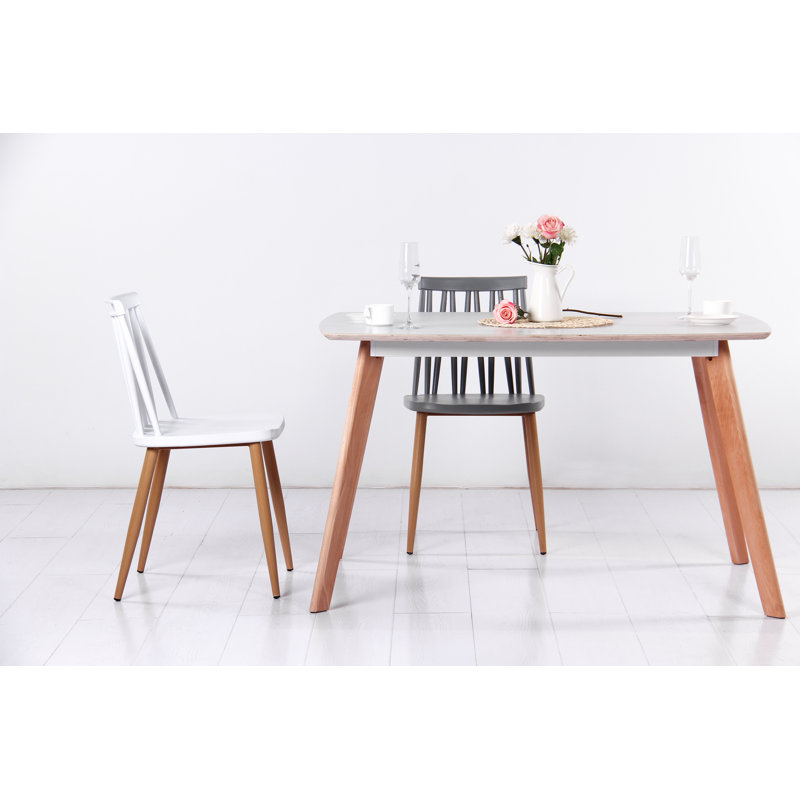 Leyva 18.1'' H Stacking Side Chair, White