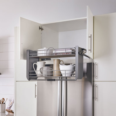 Rev-A-Shelf Kitchen Pulldown Wall Cabinet Shelf System
