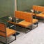 Banc rembourré en similicuir Lorinza