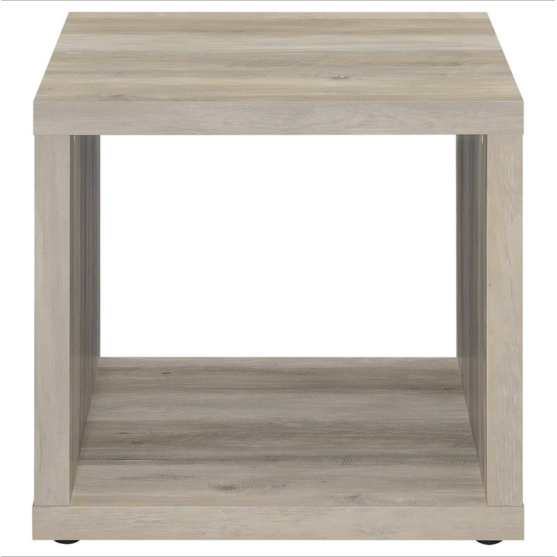 Table de bout d'appoint en bois d'ingénierie Flint
