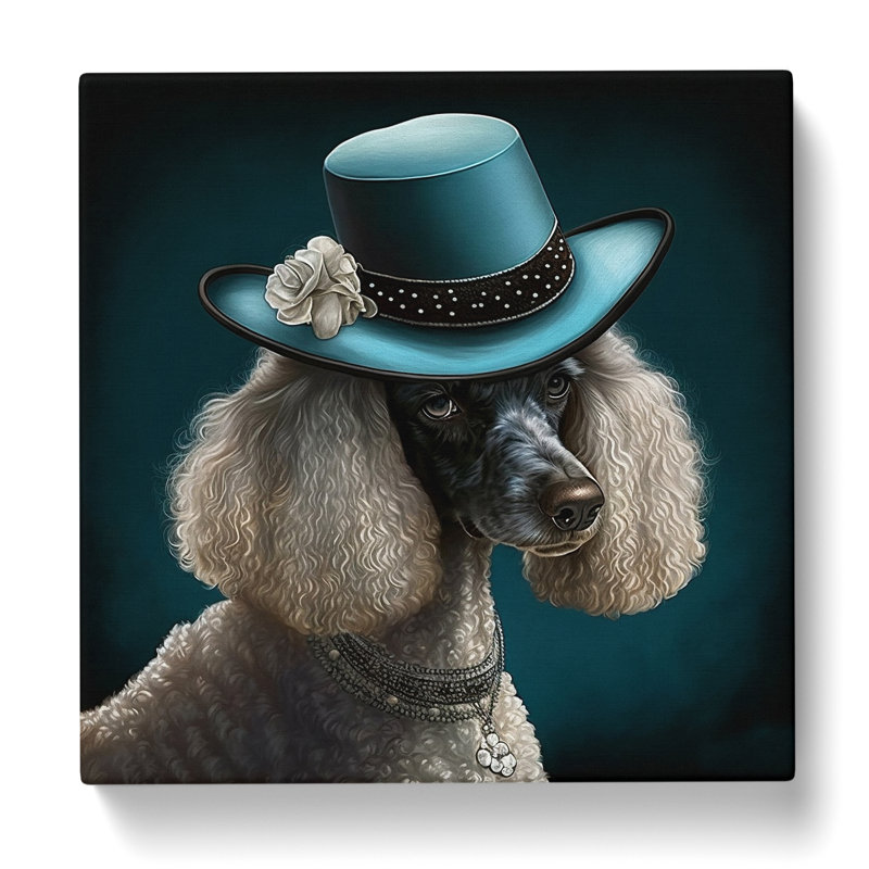Poodle Dog - Wrapped Canvas
