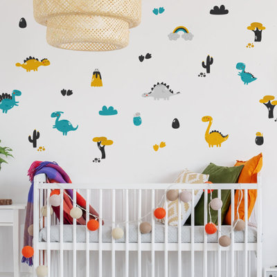 Bright Dinosaur Wall Sticker