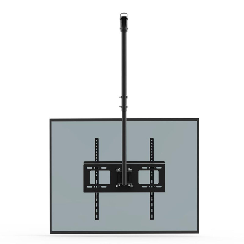 Le support de plafond inclinable noir Winado pour écrans peut supporter jusqu'à 110 lb. lb