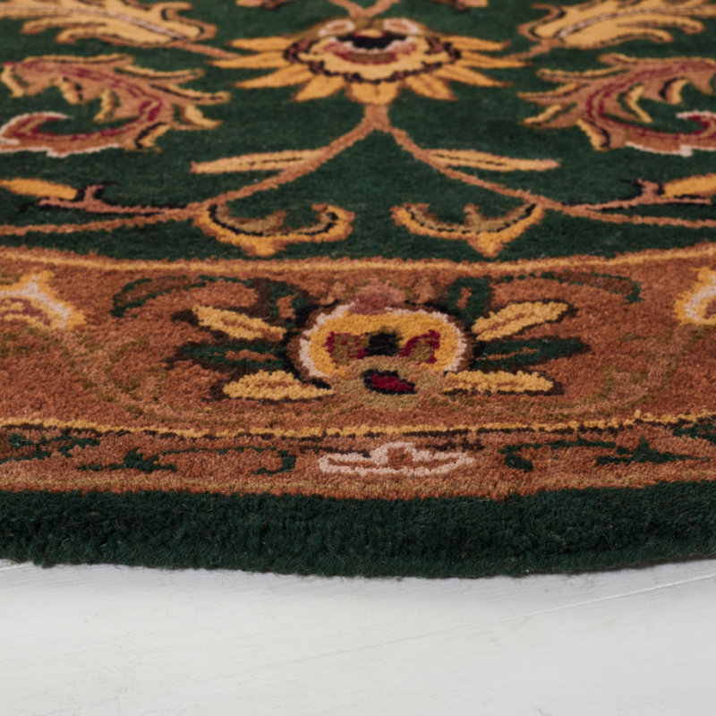Tapis oriental touffeté Tressler, Rond 6 pi