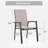 Alyah Stacking Aluminum Patio Dining Armchair-1523490417
