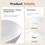 66.93“Free Standing Tub,Solid Surface Soaking Bathtub