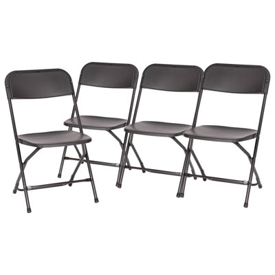 Chaises pliantes en plastique Armando