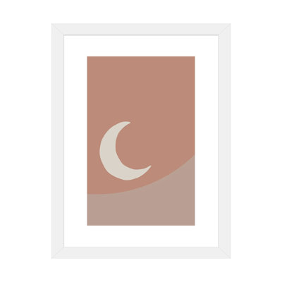 La lune - impression d'art graphique
