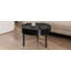 Table basse ronde moderne avec plateau rotatif en bois avec rangement et pieds en métal-1874209856
