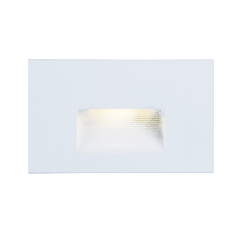 Gislind Integrated LED Metal Step Light Pack, White