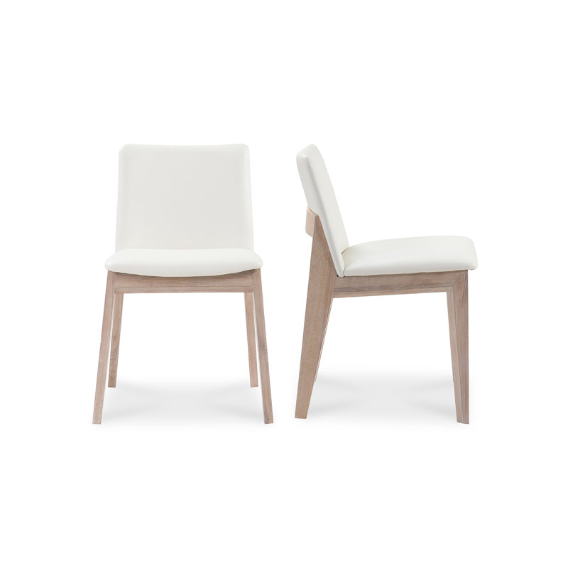 Ayanta 5-Piece Dining Set, Oak, White