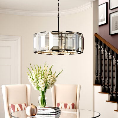 8 - Light Drum Chandelier