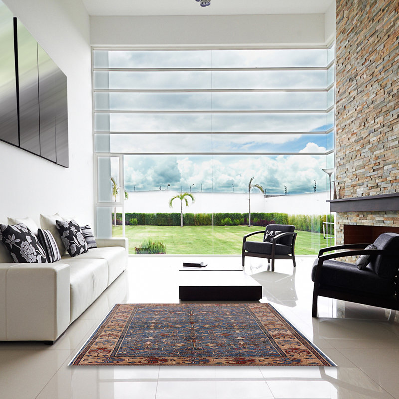 Oriental Indoor Rug, Square 3'