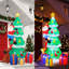 Arbre de Noël gonflable de 7,5 pi, décorations de Noël à souffler à DEL blanches intégrées