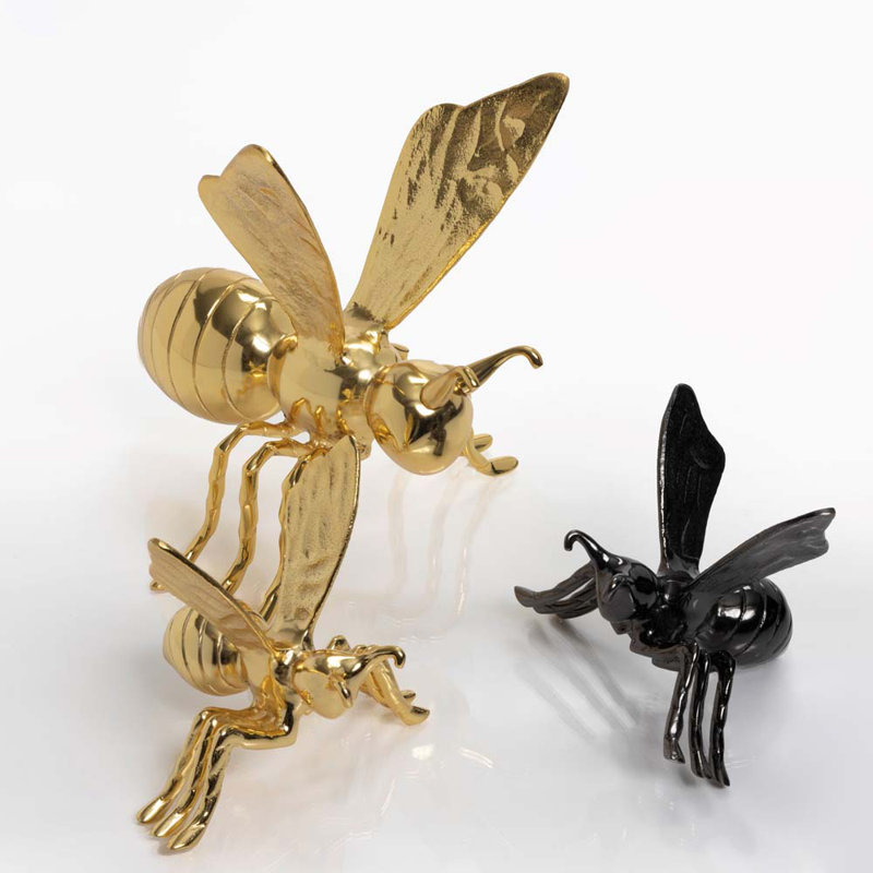 Handmade Animals Figurines & Sculptures, Black Nickel