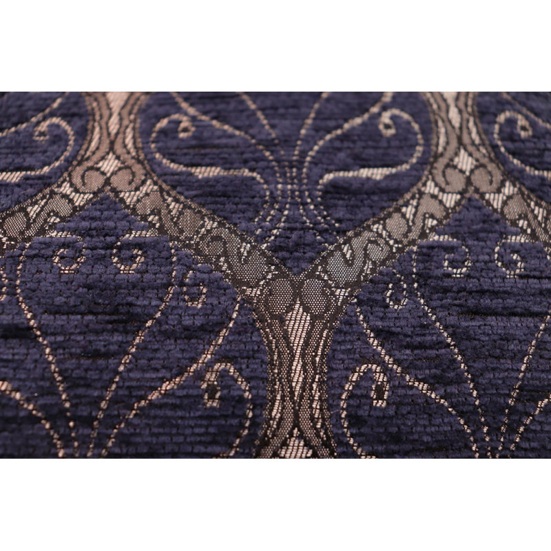 Southwestern Pillows Tassels Chenille Reversible Throw Pillow, Dark Blue