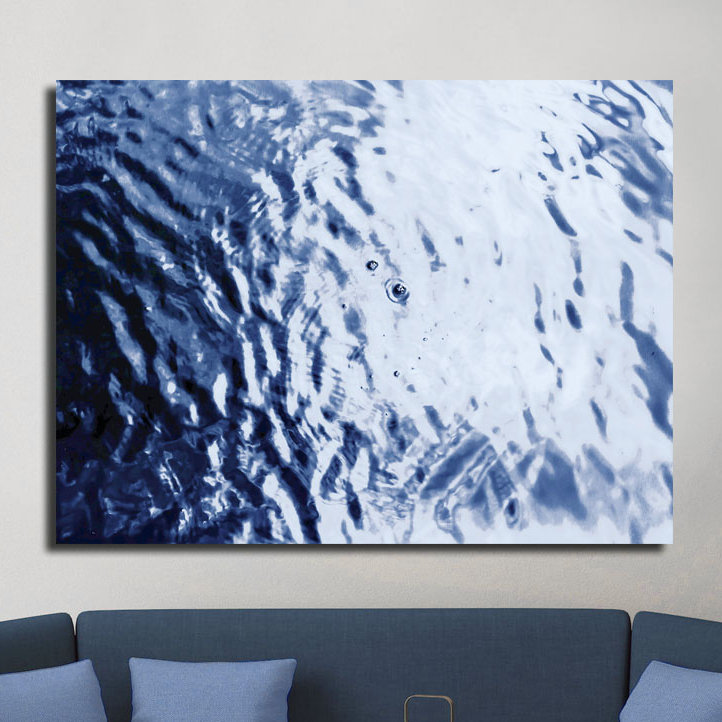 «Blue Tranquility III», reproduction de photo, H 16 po x l 20 po x P 1 po