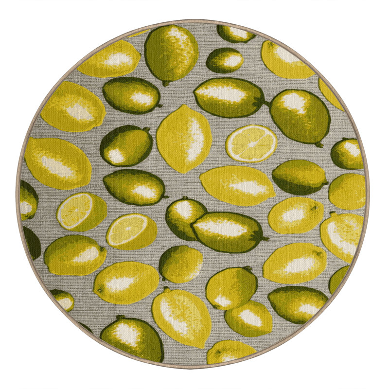  Tapis lavable Limequat, Rond 8 pi