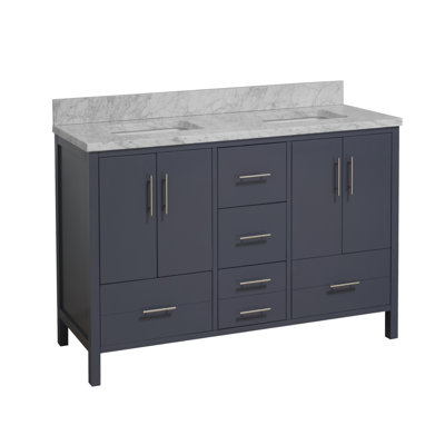 Ensemble de meuble-lavabo double 60 po Kiara